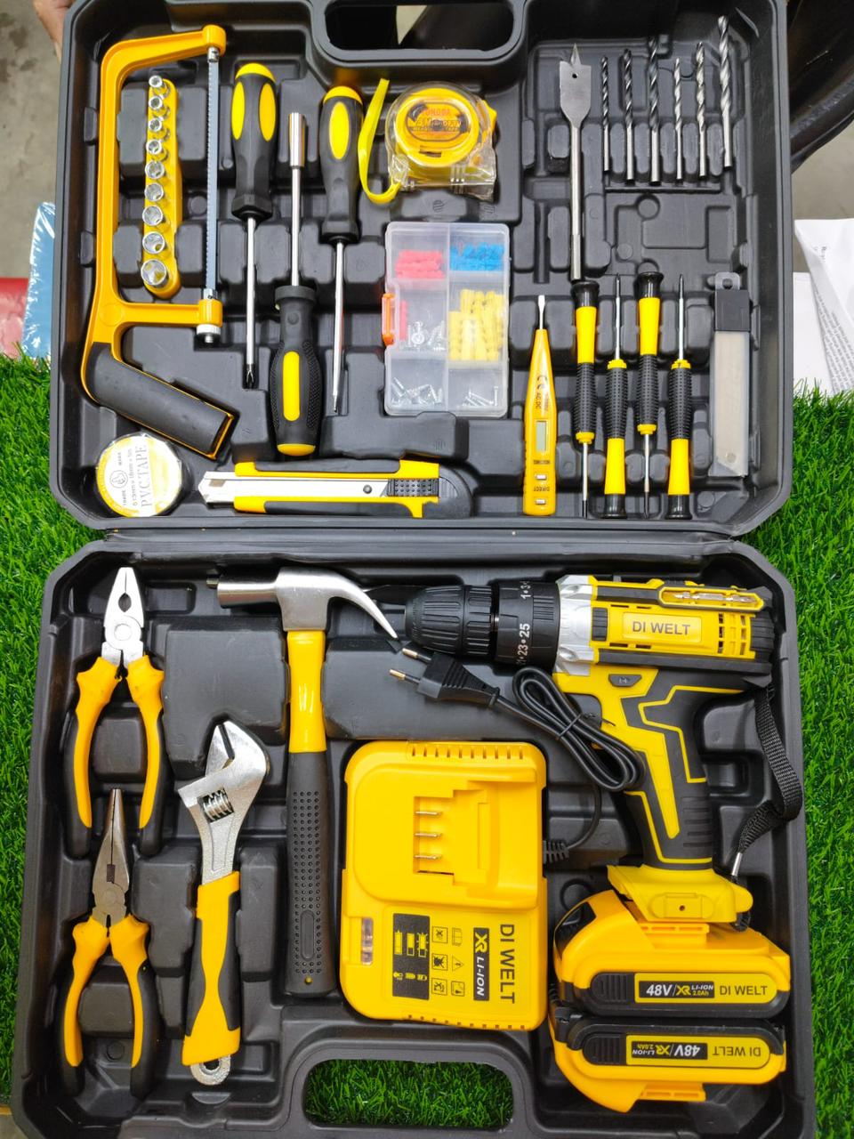 Multifunctional Cordless Power Drill Combo Kit